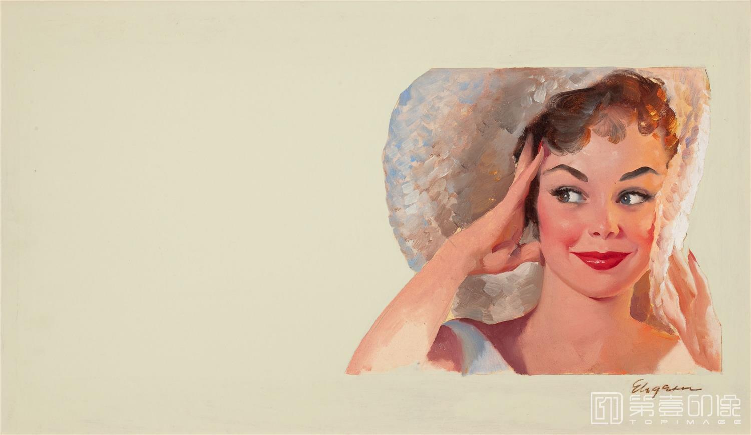 油画-吉尔·艾尔夫格雷恩 Gil Elvgren 作品集-153